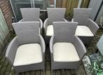 5 x Alibert tuinstoel Dining Cappuccino, Ophalen, 5 zitplaatsen, Kunststof, Zo goed als nieuw