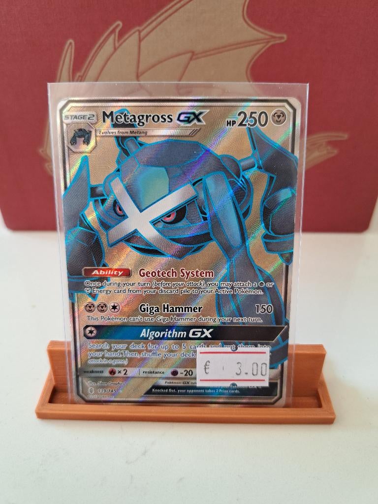 Metagross GX 139/145	 € 3,00, Ophalen of Verzenden, Zo goed als nieuw, Losse kaart