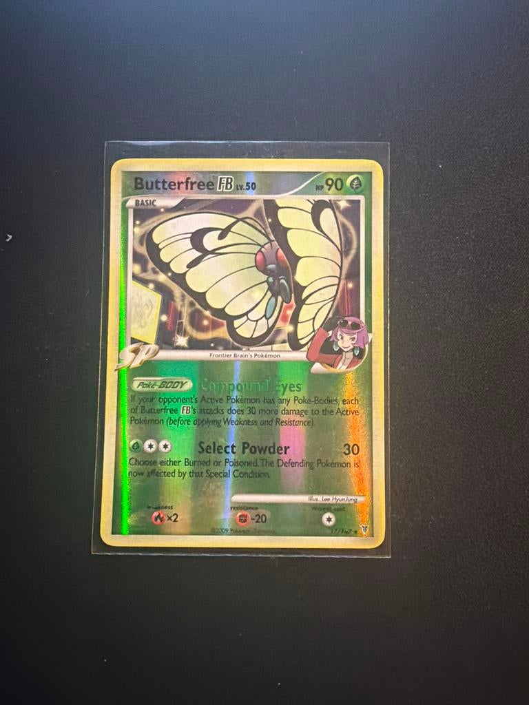 Butterfree FB 17/147, Ophalen of Verzenden, Gebruikt, Losse kaart, Foil