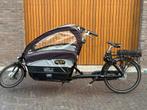 Elektrische bakfiets tweewieler Gazelle, Ophalen, Gebruikt, 3 kinderen, Huif