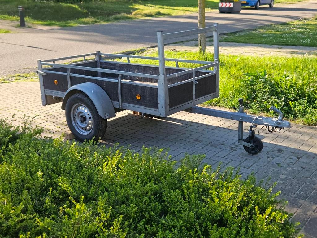 Aanhanger / Aanhangwagen te Koop, enkele as, Ophalen, Gebruikt