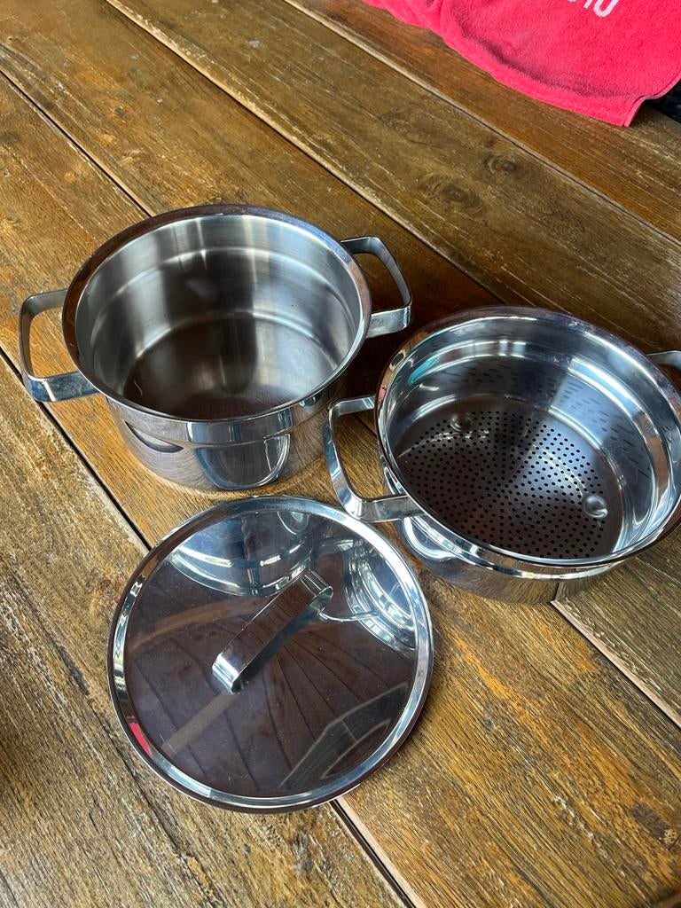 WMF Cromargan Pan, Kookpan & Vergiet - RVS 18/10, Huis en Inrichting, Keuken | Potten en Pannen, Gebruikt, Kookpan of Snelkookpan