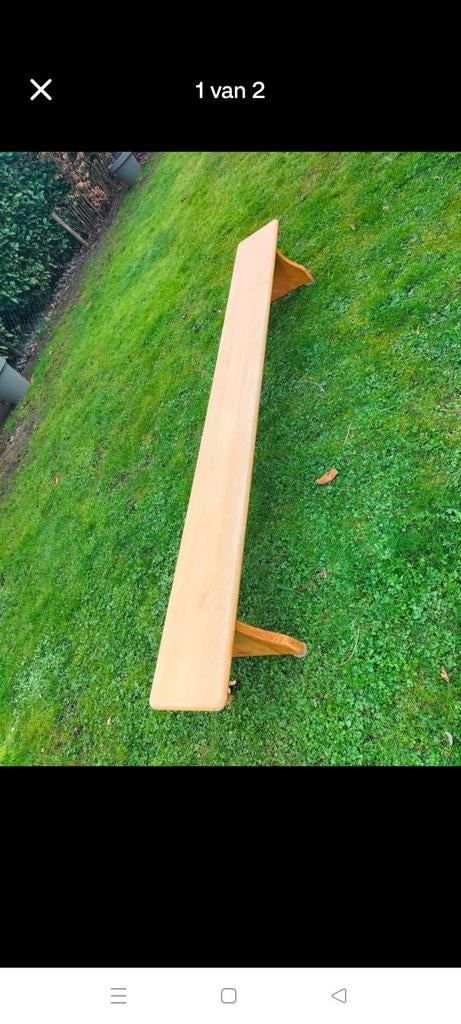 Gymnastiek bank, Kindermaat 122 t/m 140, Ophalen, Materiaal