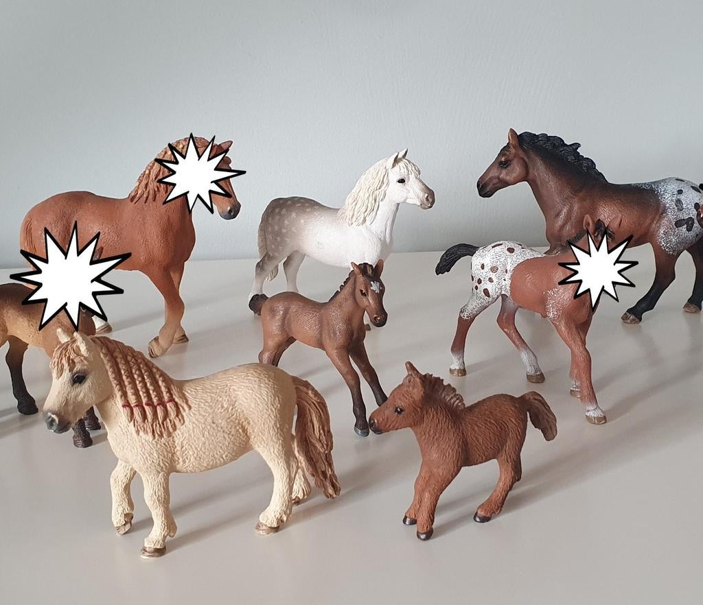SET Schleich paarden – *GRATIS VERZENDEN!!!, Ophalen of Verzenden, Zo goed als nieuw, Paard, Beeldje of Figuurtje