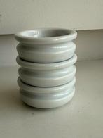 Pillivuyt franse porseleinen boterkommetjes set van 3, Ophalen of Verzenden, Zo goed als nieuw, Bord(en), Overige stijlen