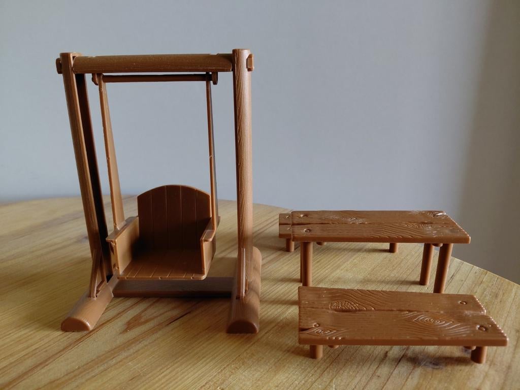 Sylvanian families? Schommelset/tuinset, Verzamelen, Ophalen of Verzenden, Zo goed als nieuw, Poppenhuis