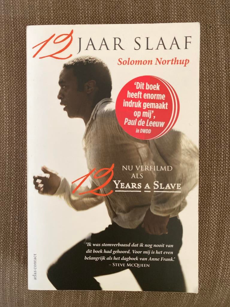 Solomon Northup - 12 Jaar slaaf, Ophalen of Verzenden, Zo goed als nieuw, Solomon Northup