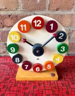 Vintage SIO houten klok / klok kijken, Ophalen of Verzenden, Zo goed als nieuw, Overige typen