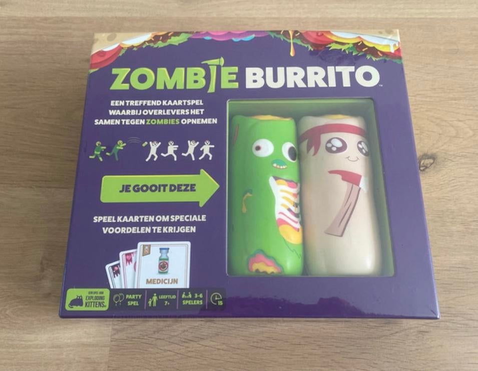 Zombie burrito nieuw in seal, Hobby en Vrije tijd, Gezelschapsspellen | Bordspellen, Ophalen of Verzenden, Zo goed als nieuw