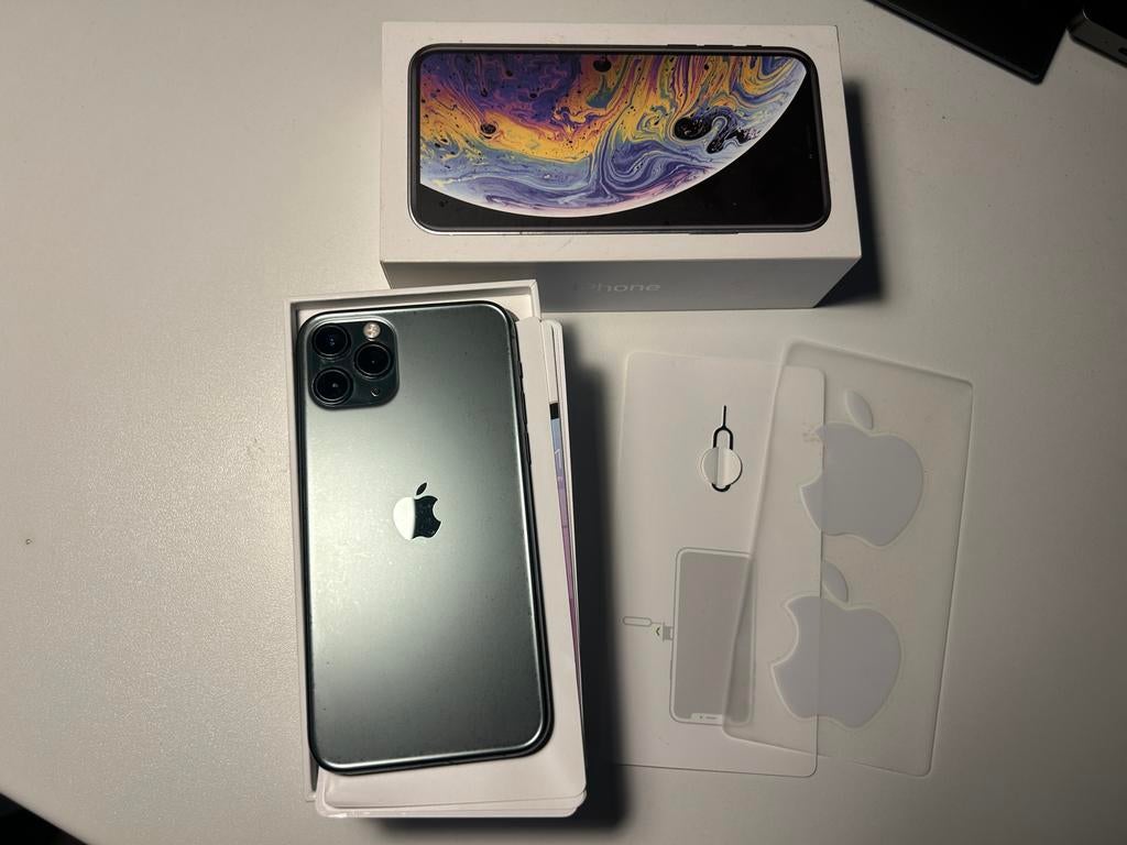 iPhone 11 Pro, 64 GB - Nog in goede staat, Telecommunicatie, Mobiele telefoons | Apple iPhone, Ophalen, Gebruikt, Groen, 64 GB