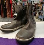 Freesby grijs leren half hoge laarsjes ongedragen 33 34087, Meisje, ., Nieuw, Freesby