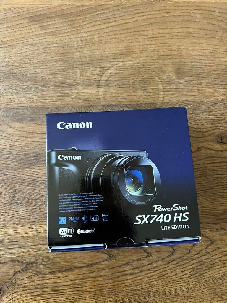 Canon PowerShot SX740 HS Compactcamera Zwart, Audio, Tv en Foto, Fotocamera's Digitaal, Gebruikt, Canon, Compact, Ophalen of Verzenden