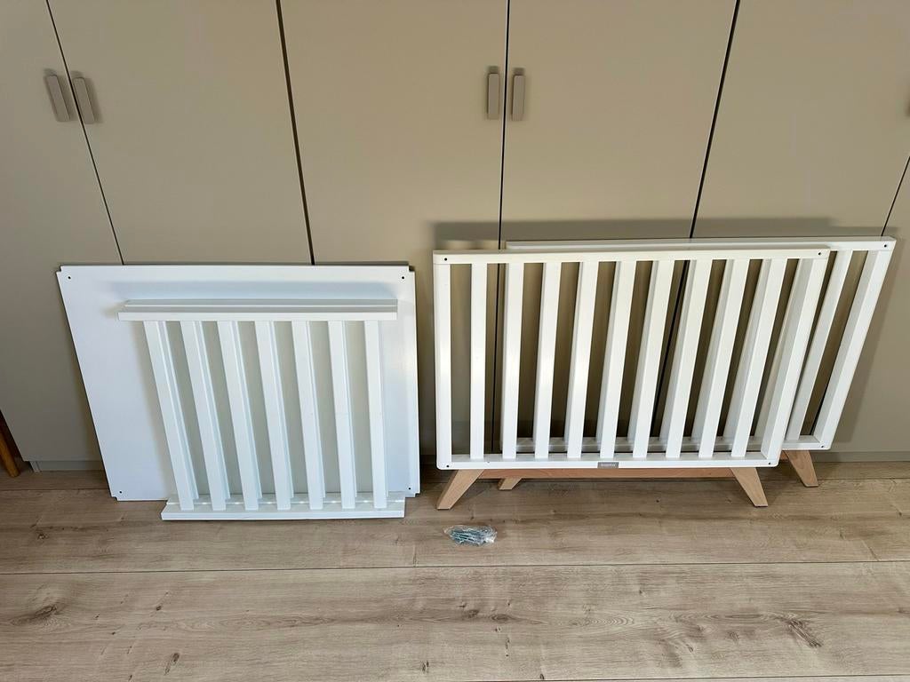 Bopita box met beukenhouten pootjes, Kinderen en Baby's, Boxen, Ophalen, Zo goed als nieuw, Rechthoekig, In hoogte verstelbaar