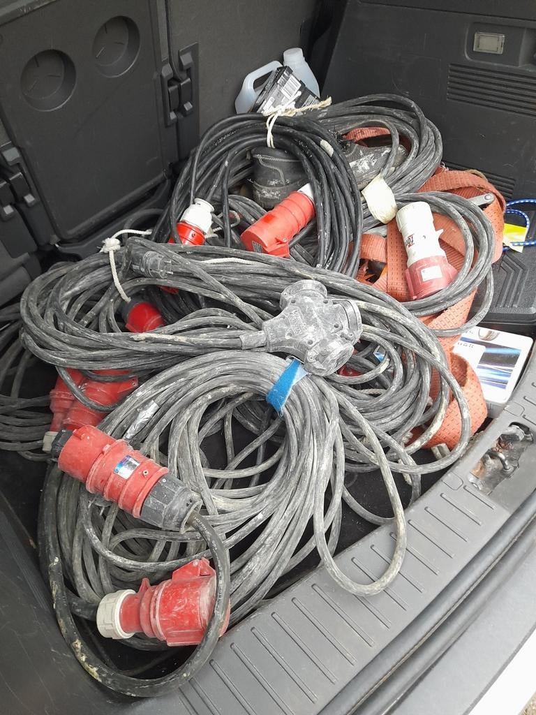 Te koop 380 volt kabels, Doe-het-zelf en Verbouw, Elektra en Kabels, Ophalen of Verzenden, Kabel of Snoer