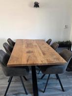 Nette 6-persoons eettafel, Ophalen, Gebruikt, 200 cm of meer, 50 tot 100 cm