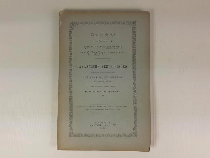 Javaansche Vertellingen: Kantjil  (1878), Boeken, Romans, Gelezen, Nederland, Verzenden