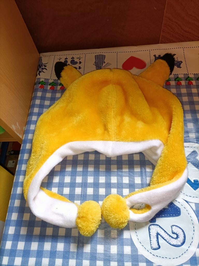 Pikachu muts Pokemon One Size / Eén maat, Meisje, Ophalen of Verzenden, Zo goed als nieuw, 104 of kleiner