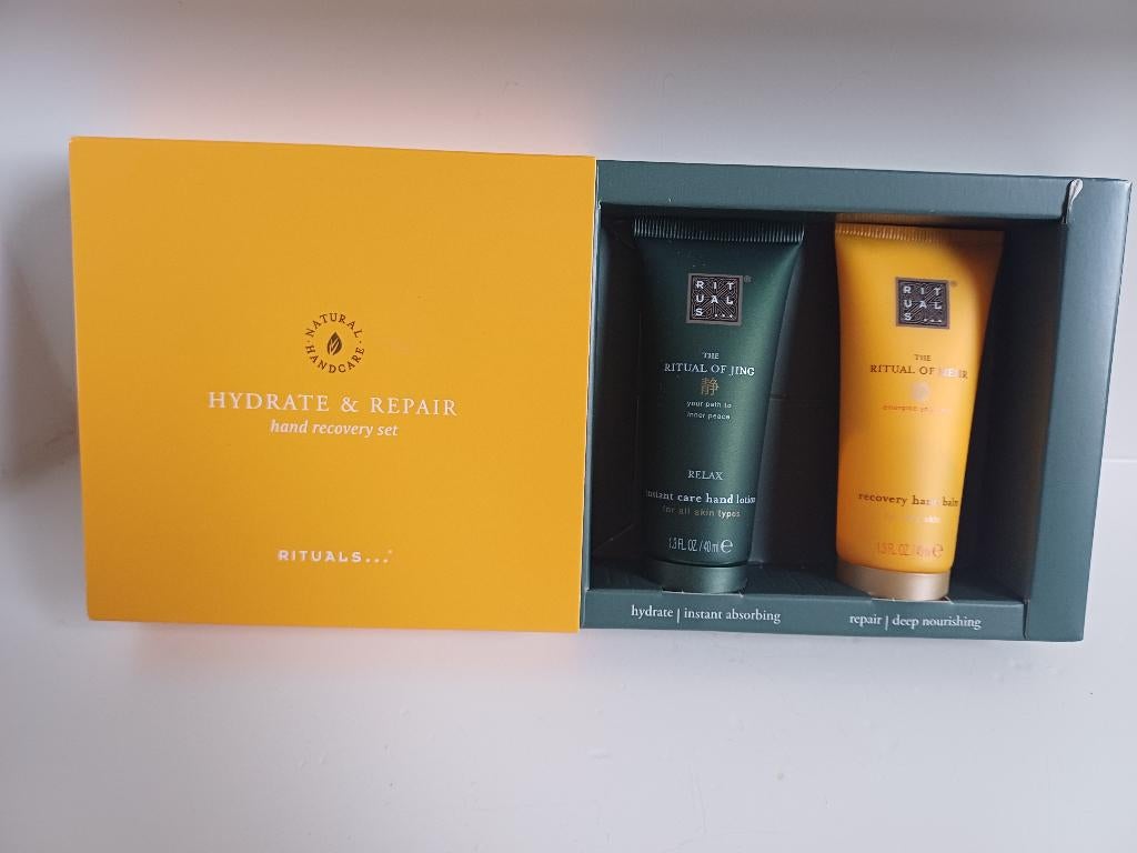 RITUALS GESCHENKDOOSJE 2X HANDLOTION NIEUW, Ophalen of Verzenden, Nieuw, Bodylotion, Crème of Olie