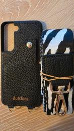 Dutchies lederen telefoonhoesje zwart Samsung S22, Telecommunicatie, Ophalen of Verzenden, Nieuw, Hoesje of Tasje