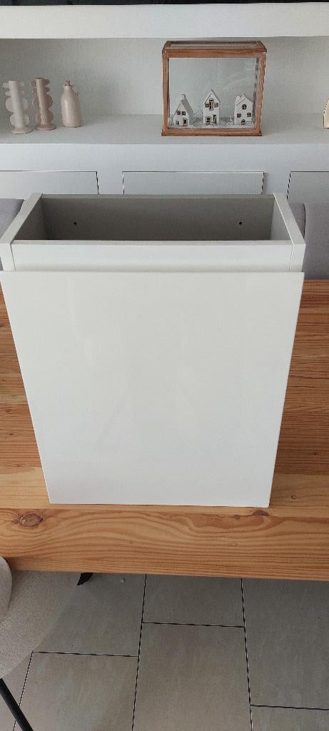 Toilet meubel hoogglans wit, Ophalen, Zo goed als nieuw, Toilet