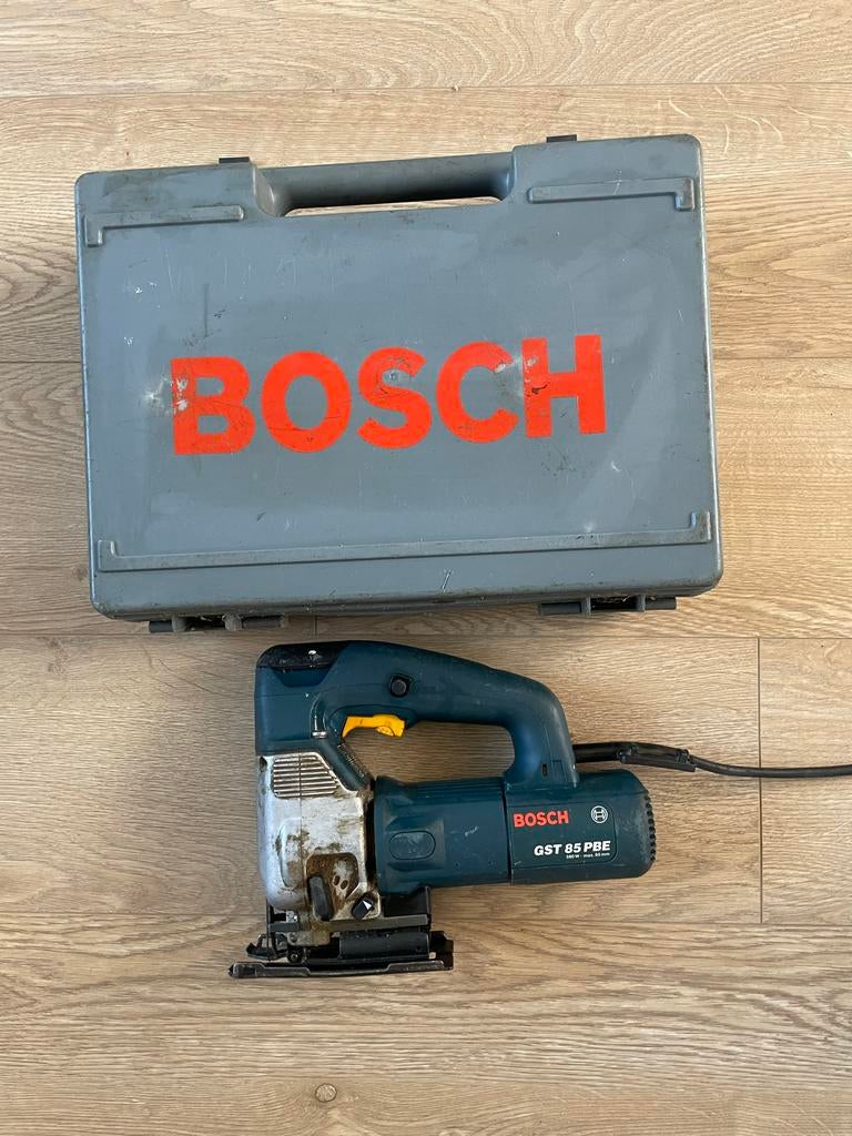 Bosch GST 85 PBE Decoupeerzaag met koffer, Ophalen, Gebruikt, 600 tot 1200 watt, Decoupeerzaag