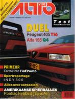 Autovisie 13 1993 : Alfa Romeo 155 Q4 - Peugeot 405 T16, Ophalen of Verzenden, Gelezen, Algemeen
