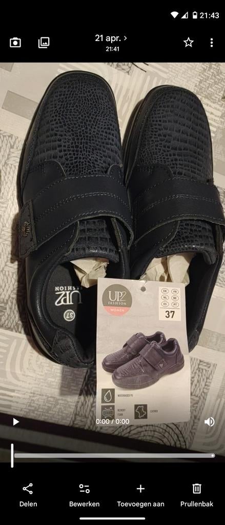 Nieuwe Dames schoenen maat 37 ., Ophalen of Verzenden, Nieuw, Zwart, Sneakers of Gympen
