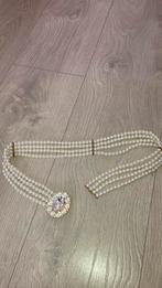 Parel riem, 100 cm of meer, Wit, Nieuw, Tailleriem