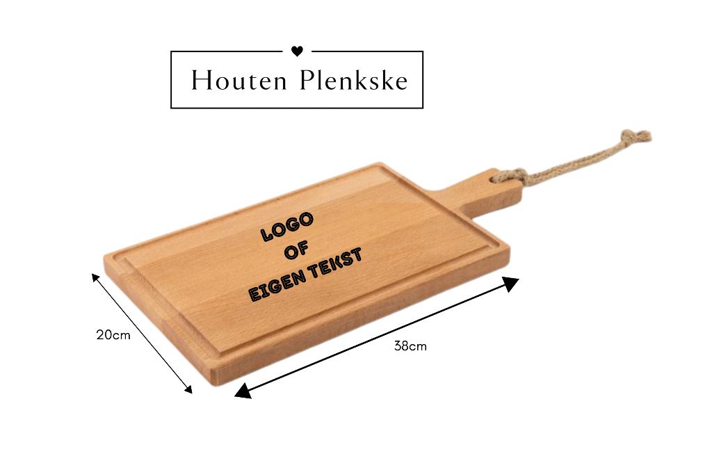 Gepersonaliseerde Borrelplank Klein 38 x 20 cm, Ophalen of Verzenden, Nieuw