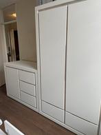 Babykamer kledingkast commode wandplank wit, Ophalen, Gebruikt, 50 tot 70 cm, 105 cm of meer