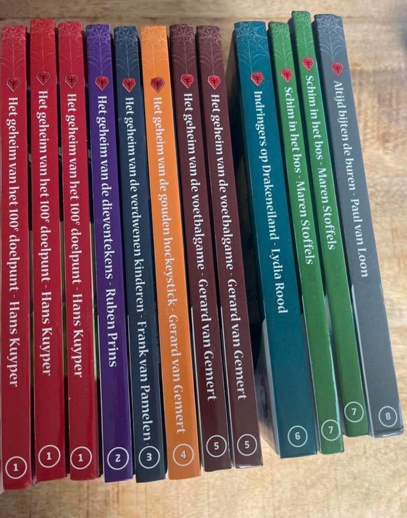 Taptoe spannende kinderboeken - 8 delen, Ophalen of Verzenden, Zo goed als nieuw, Fictie algemeen