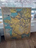 Franse Kaart Libraire Hatiere Carte Chemins de Fer/Maritime, Ophalen, Aardrijkskunde