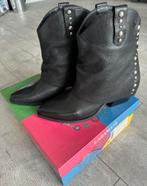 Lazamani, zwarte leren enkel laarsjes, maat 39, Zwart, Lage of Enkellaarzen, Nieuw, Ophalen of Verzenden