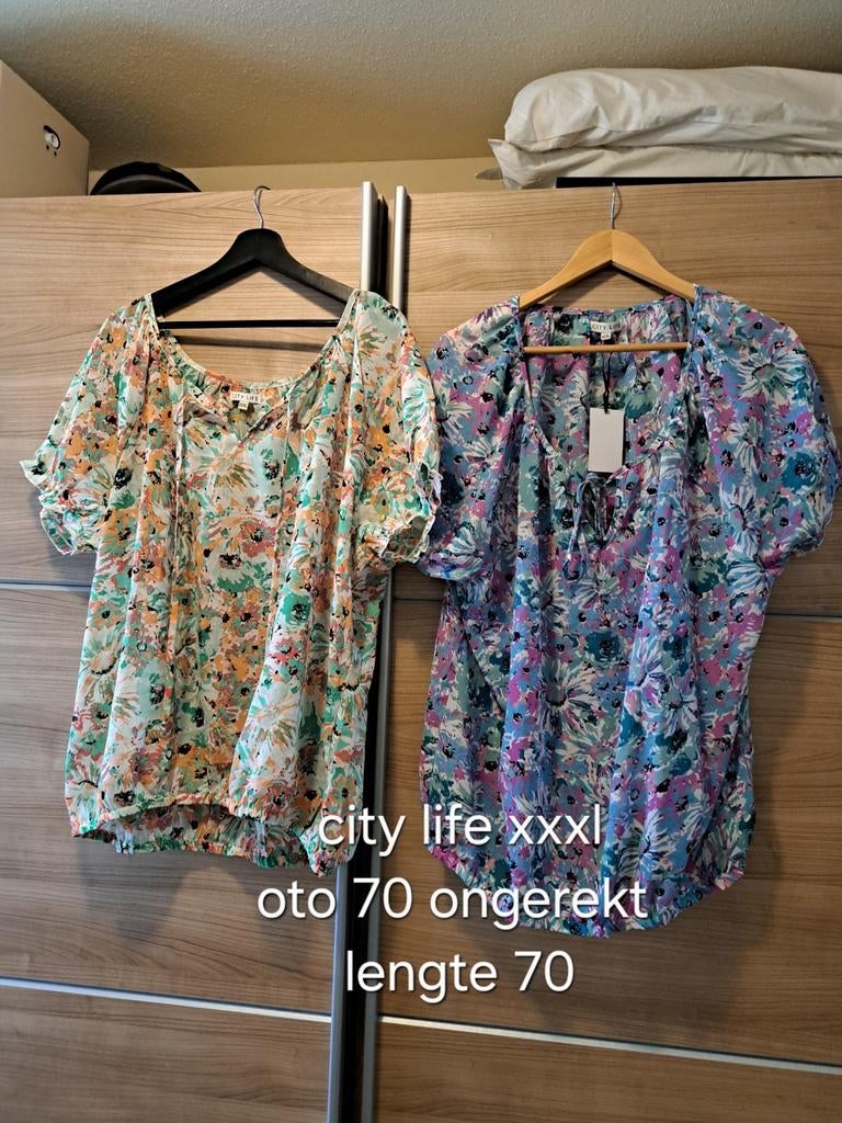 City Life shirtjes XXXL nieuw, Kleding | Dames, City Life, Overige kleuren, Nieuw, Shirt of Top