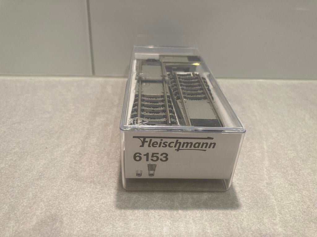 Fleischmann 6153, aanvullingsset voor draaischijf, Hobby en Vrije tijd, Modeltreinen | H0, Gelijkstroom, Fleischmann, Nieuw, Rails