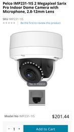 Pelco 2MP Sarix Pro Indoor Dome Camera Microfoon 2.8-12mm, Ophalen of Verzenden, Nieuw, Binnencamera