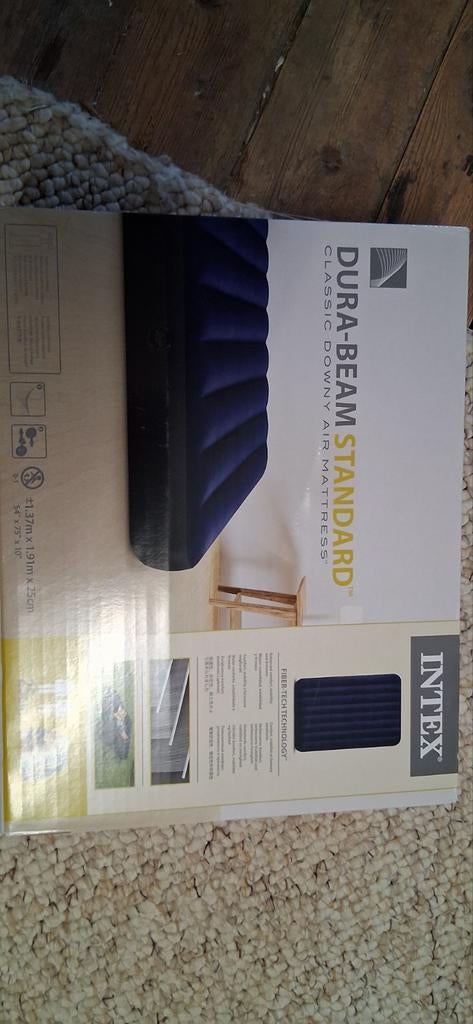 Intex Dura-Beam Standard Luchtbed - 2-persoons, Ophalen of Verzenden, Nieuw, 2-persoons