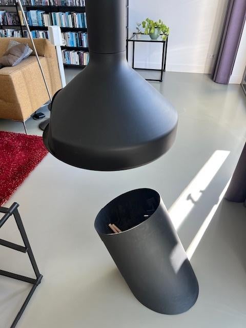 open haard, Ophalen, Zo goed als nieuw, Hangende haard, Houthaard