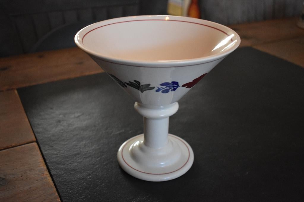 Boerenbont ijscoupe, Ophalen, Zo goed als nieuw, Kom(men), Aardewerk