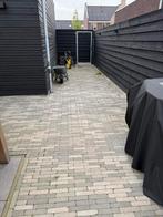 Stenen + borderblokken, Tuin en Terras, Tegels en Klinkers, Ophalen, Zo goed als nieuw, Beton, Klinkers