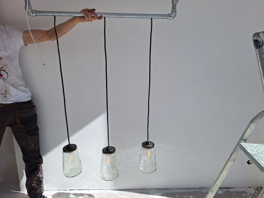 Hanglamp Kesbeke potten, Huis en Inrichting, Lampen | Hanglampen, Ophalen, Minder dan 50 cm