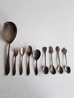 verzilverde lepels lepeltjes en vorkje. Gero, Ophalen of Verzenden, Gebruikt, Metaal, Bestek