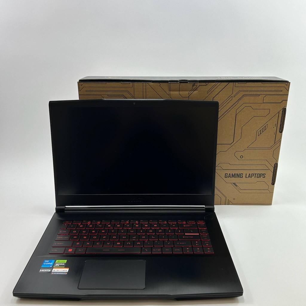 MSI Thin GF63 | i5-12450H | RTX 2050 | 16GB | 512GB, Computers en Software, Windows Laptops, Met videokaart, Refurbished, SSD