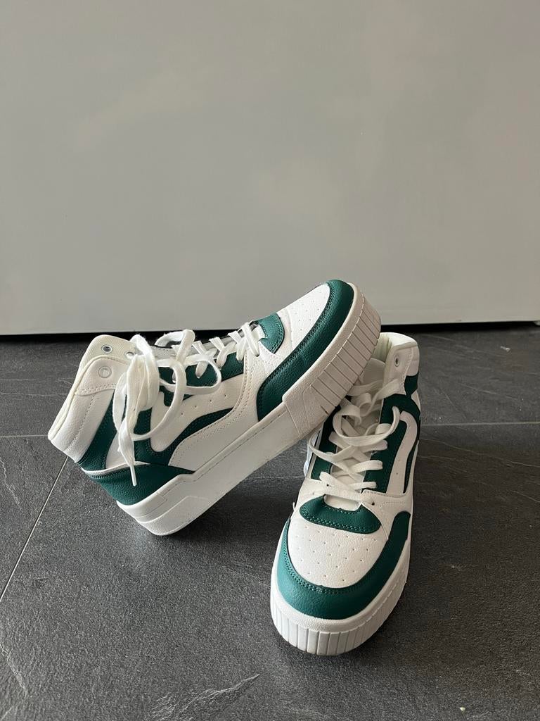 Bristol Sneakers Maat 40 - Wit/Groen, Ophalen of Verzenden, Nieuw, Wit, Sneakers of Gympen
