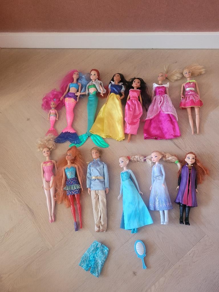 13 Barbie's, Kinderen en Baby's, Speelgoed | Poppen, Ophalen of Verzenden, Zo goed als nieuw, Barbie
