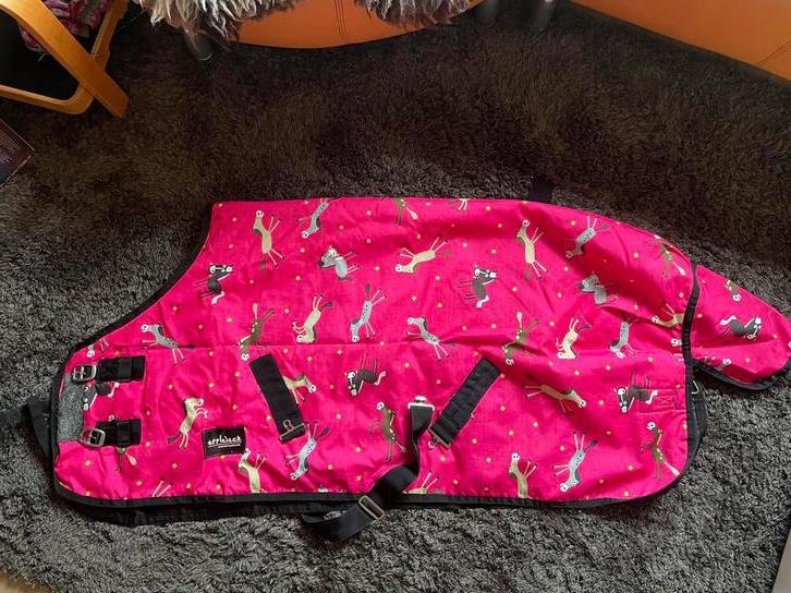 Pony outdoordeken 135 cm, Dieren en Toebehoren, Ophalen of Verzenden, Zo goed als nieuw