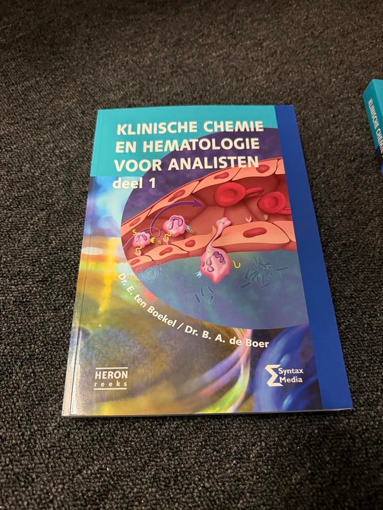 Klinische Chemie en Hematologie voor Analisten deel 1, Boeken, Ophalen of Verzenden, Beta, Zo goed als nieuw, HBO
