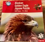 Alaskan Golden Eagle Legpuzzel - 1000 stukjes, Ophalen of Verzenden, 500 t/m 1500 stukjes, Zo goed als nieuw, Legpuzzel