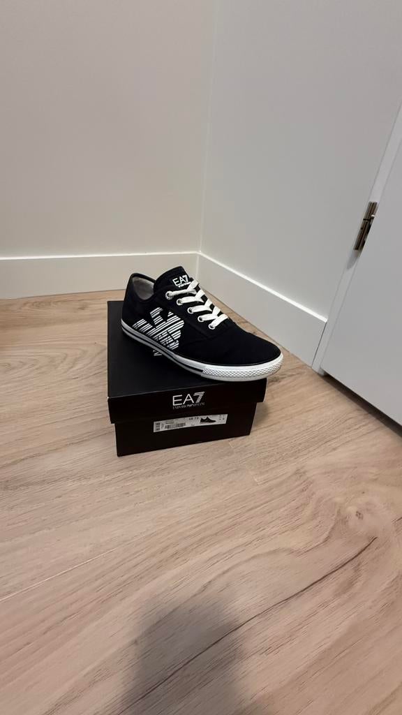 Ea7 sneakers maat 41 1/3, Kleding | Heren, Ophalen of Verzenden, Zo goed als nieuw, Zwart