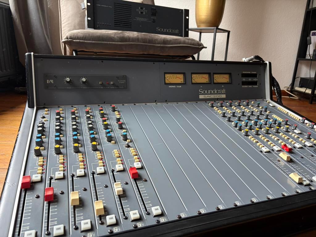 Soundcraft SAC200 | Broadcast Mixer, Ophalen of Verzenden, Gebruikt, 10 tot 20 kanalen, Microfooningang